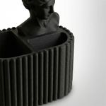 Carti si Birotica - Birotica - Accesorii de birou - Suporturi accesorii birou - Organizator Birou Sculptural cu Bust Clasic, Negru, 17 cm - Infinity.ro