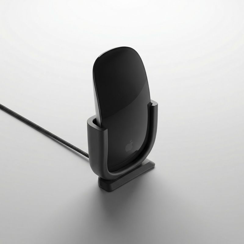 PC, gaming si accesorii - Periferice PC - Periferice Diverse - Suport vertical de incarcare pentru mouse, negru, 7 cm - Infinity.ro
