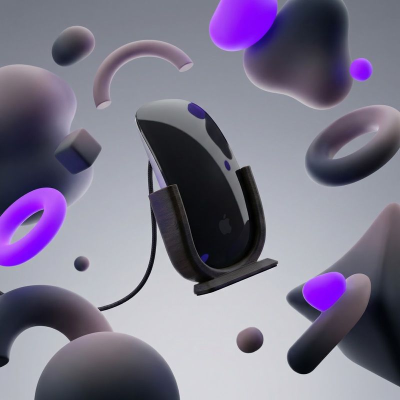 PC, gaming si accesorii - Periferice PC - Periferice Diverse - Suport vertical de incarcare pentru mouse, negru, 7 cm - Infinity.ro