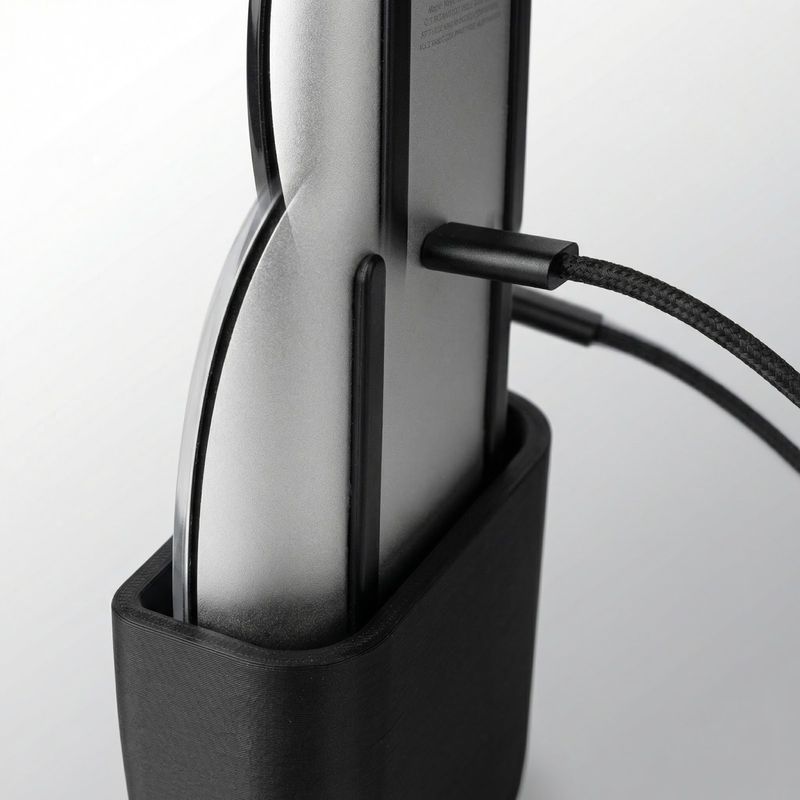 PC, gaming si accesorii - Periferice PC - Periferice Diverse - Suport vertical de incarcare pentru mouse, negru, 7 cm - Infinity.ro