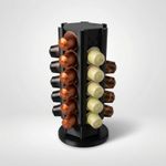 Electronice si Electrocasnice - Electrocasnice bucatarie - Preparare bauturi - Accesorii si consumabile aparate preparare bauturi - Suport Rotativ pentru 36 Capsule Cafea, Negru, 11 cm - Infinity.ro