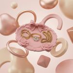 Fashion, accesorii si bijuterii - Femei - Bijuterii femei - Cutii bijuterii - Tavita pentru Bijuterii cu Funda si Trandafiri, Roz Pastel, 13 cm - Infinity.ro