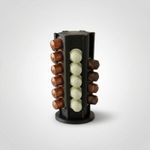 Electronice si Electrocasnice - Electrocasnice bucatarie - Preparare bauturi - Accesorii si consumabile aparate preparare bauturi - Suport Rotativ pentru 36 Capsule Cafea, Negru, 11 cm - Infinity.ro