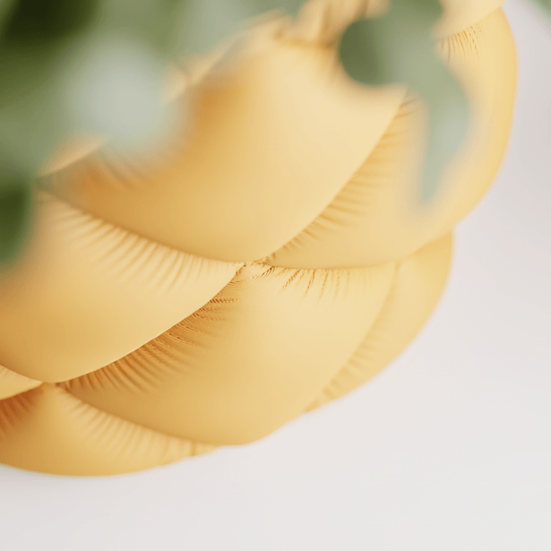 Casa si Gradina - Gradinarit si plante - Plante si ghivece - Ghivece si suporturi - Ghiveci exclusivist cu design tridimensional si aspect premium, culoare Amber Glow, plastic PLA, diametru 11cm, inaltime 12cm - Infinity.ro