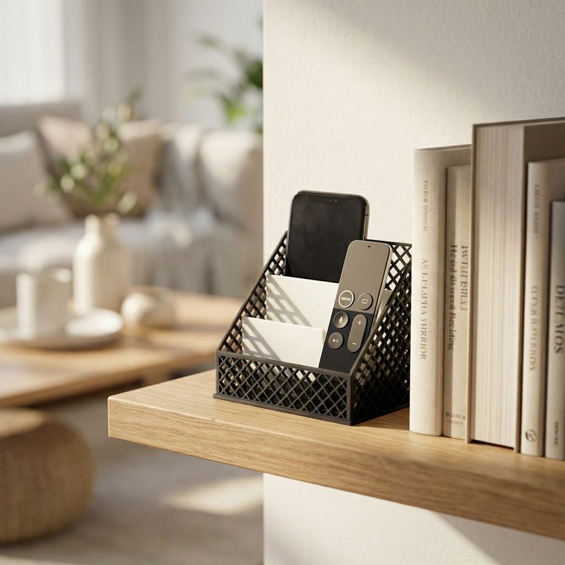 Carti si Birotica - Carti - Accesorii pentru cititori - Suport Reviste cu Model Grilaj, Negru, 22 cm - Infinity.ro