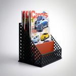 Carti si Birotica - Carti - Accesorii pentru cititori - Suport Reviste cu Model Grilaj, Negru, 22 cm - Infinity.ro
