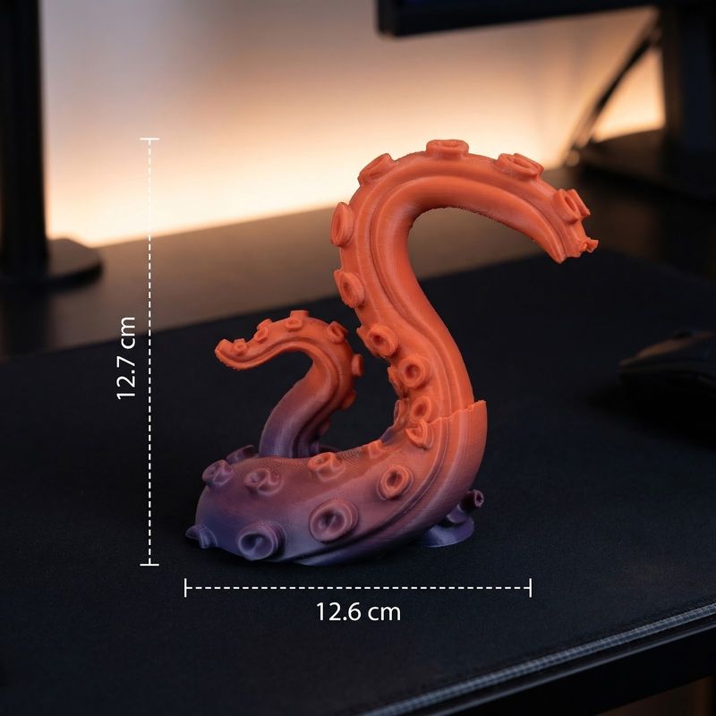 PC, gaming si accesorii - Gaming - Accesorii gaming - Accesorii console gaming - Suport controller tentacular, rosu, 13 cm - Infinity.ro