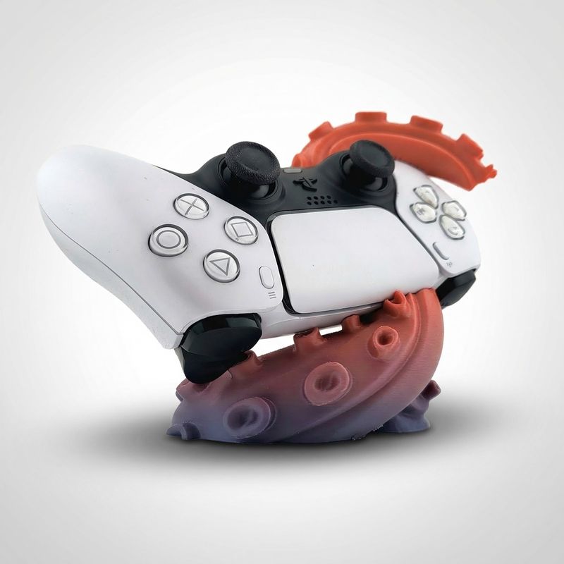 PC, gaming si accesorii - Gaming - Accesorii gaming - Accesorii console gaming - Suport controller tentacular, rosu, 13 cm - Infinity.ro