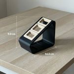 Carti si Birotica - Birotica - Accesorii de birou - Suporturi accesorii birou - Suport pentru telecomenzi, negru, 3 compartimente, 17 cm - Infinity.ro