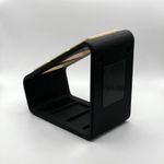 Carti si Birotica - Birotica - Accesorii de birou - Suporturi accesorii birou - Suport pentru telecomenzi, negru, 3 compartimente, 17 cm - Infinity.ro