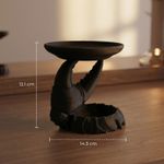 Fashion, accesorii si bijuterii - Femei - Bijuterii femei - Cutii bijuterii - Tavita pentru Bijuterii cu Design Marin, Negru, 14 cm - Infinity.ro