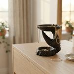 Fashion, accesorii si bijuterii - Femei - Bijuterii femei - Cutii bijuterii - Tavita pentru Bijuterii cu Design Marin, Negru, 14 cm - Infinity.ro