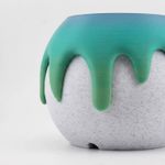 Casa si Gradina - Gradinarit si plante - Plante si ghivece - Ghivece si suporturi - Ghiveci pentru Suculente cu Aspect Fluid, Verde, 29 cm - Infinity.ro