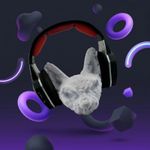 PC, gaming si accesorii - Periferice PC - Periferice Diverse - Suport Casti cu Silueta Felina, Alb, 20 cm - Infinity.ro