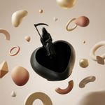 Casa si Gradina - Decoratiuni - Obiecte decorative - Accesorii decorative - Bol decorativ tip tavita Inima Gotica, negru, 18cm - Infinity.ro
