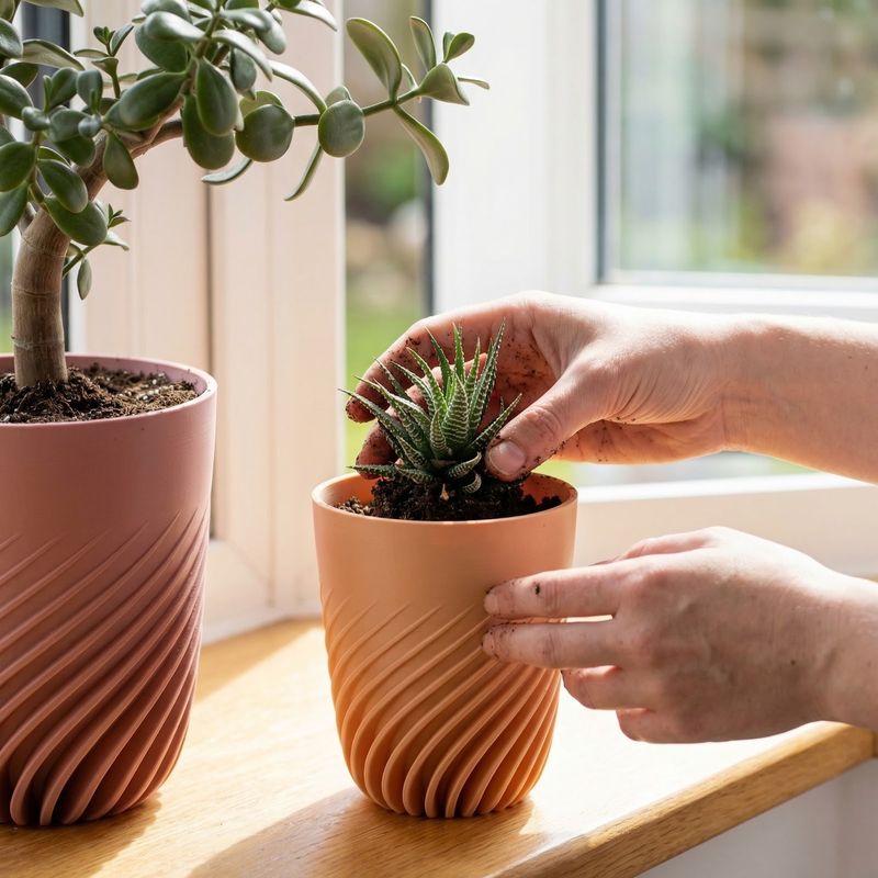 Casa si Gradina - Gradinarit si plante - Plante si ghivece - Ghivece si suporturi - Ghiveci Decorativ cu Nervuri Spiralate, Roz pudrat, 17 cm - Infinity.ro