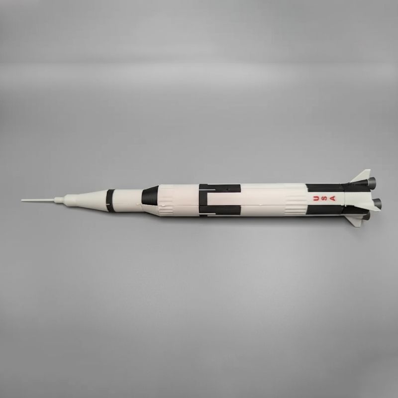 Jucarii, Copii si Bebe - Jucarii si jocuri - Jocuri si puzzle - Puzzle - Puzzle 3D NASA Saturn V, racheta, kit asamblare prin imbinare, 20cm inaltime - Infinity.ro