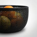 Casa si Gradina - Mobilier - Organizare si depozitare - Cutii depozitare - Cos de depozitare ventilat cu capac, negru, 20 cm - Infinity.ro
