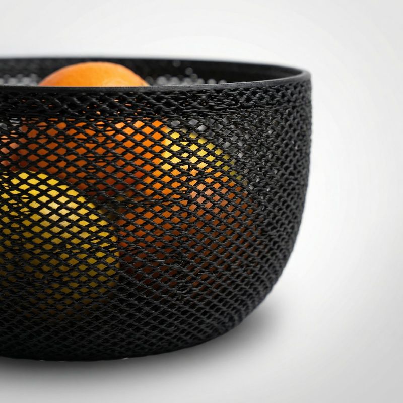 Casa si Gradina - Mobilier - Organizare si depozitare - Cutii depozitare - Cos de depozitare ventilat cu capac, negru, 20 cm - Infinity.ro