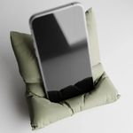 Laptop, Telefoane si Tablete - Telefoane mobile si accesorii - Accesorii Telefoane - Suport si docking telefoane - Suport pentru telefon, design modern, forma de perna, plastic, 3D printat, verde inchis - Infinity.ro