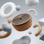 Casa si Gradina - Mobilier - Organizare si depozitare - Cutii depozitare - Cutie Depozitare Maro cu Capac Texturat, 15cm - Infinity.ro