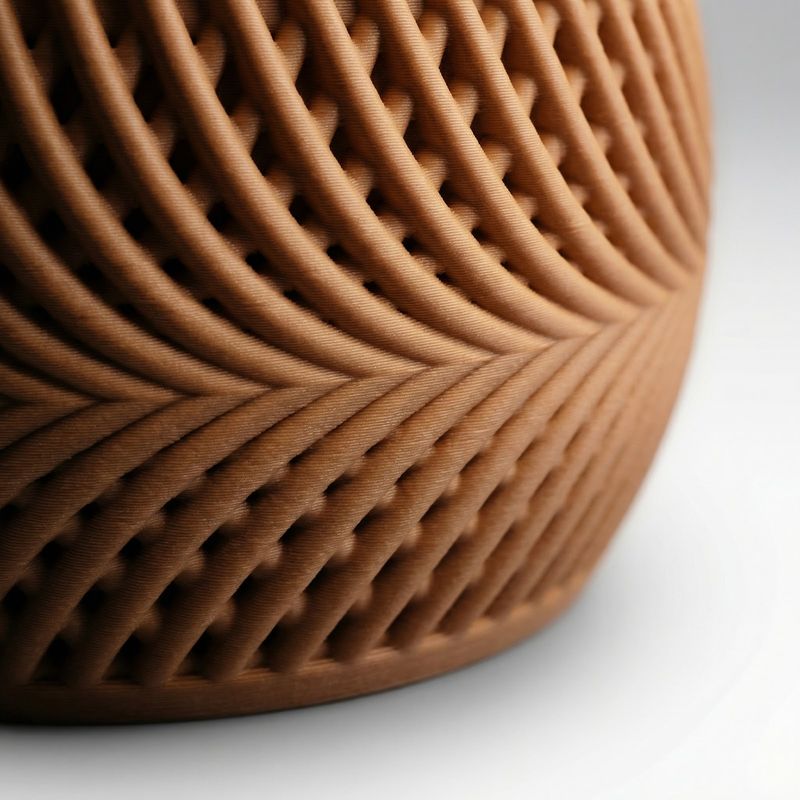 Casa si Gradina - Mobilier - Organizare si depozitare - Cutii depozitare - Cutie Depozitare Maro cu Capac Texturat, 15cm - Infinity.ro
