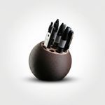 Carti si Birotica - Birotica - Accesorii de birou - Suporturi accesorii birou - Organizator Birou pentru Pixuri, Maro, 12 cm - Infinity.ro