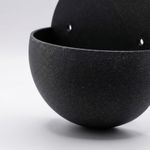 Casa si Gradina - Gradinarit si plante - Plante si ghivece - Ghivece si suporturi - Ghiveci de Perete Sferic Modern, Negru, 16 cm - Infinity.ro