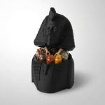 Casa si Gradina - Mobilier - Organizare si depozitare - Cutii depozitare - Cutie Depozitare Sculpturala Regala, Negru, 19 cm - Infinity.ro