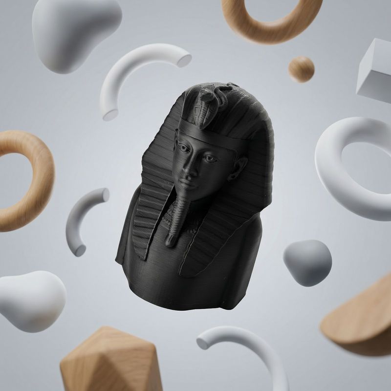 Casa si Gradina - Mobilier - Organizare si depozitare - Cutii depozitare - Cutie Depozitare Sculpturala Regala, Negru, 19 cm - Infinity.ro