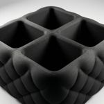 Carti si Birotica - Birotica - Accesorii de birou - Suporturi accesorii birou - Organizator birou, 4 compartimente, negru, 19 cm - Infinity.ro