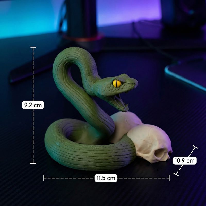 PC, gaming si accesorii - Gaming - Accesorii gaming - Accesorii console gaming - Suport Controller Serpentin Regal, Verde, 11 cm - Infinity.ro