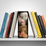 Carti si Birotica - Carti - Accesorii pentru cititori - Decor Tip Book Nook cu Pisici Adormite, Multicolor, 17 cm - Infinity.ro