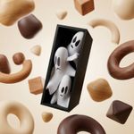 Carti si Birotica - Carti - Accesorii pentru cititori - Book Nook decorativ cu Fantome Jucause, Alb, 17 cm - Infinity.ro