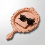 Casa si Gradina - Decoratiuni - Obiecte decorative - Accesorii decorative - Tava Decorativa Eleganta pentru Obiecte, Roz Pudrat, 18 cm - Infinity.ro