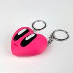 Market - Cadouri - Suveniruri - Set Brelocuri Inima Valentine's Day / Ziua Indragostitilor cu Magnet, 3D, Roz - Infinity.ro