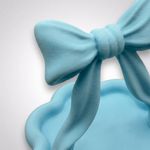Fashion, accesorii si bijuterii - Femei - Bijuterii femei - Cutii bijuterii - Suport Bijuterii cu Funda Eleganta, Albastru deschis, 14 cm - Infinity.ro