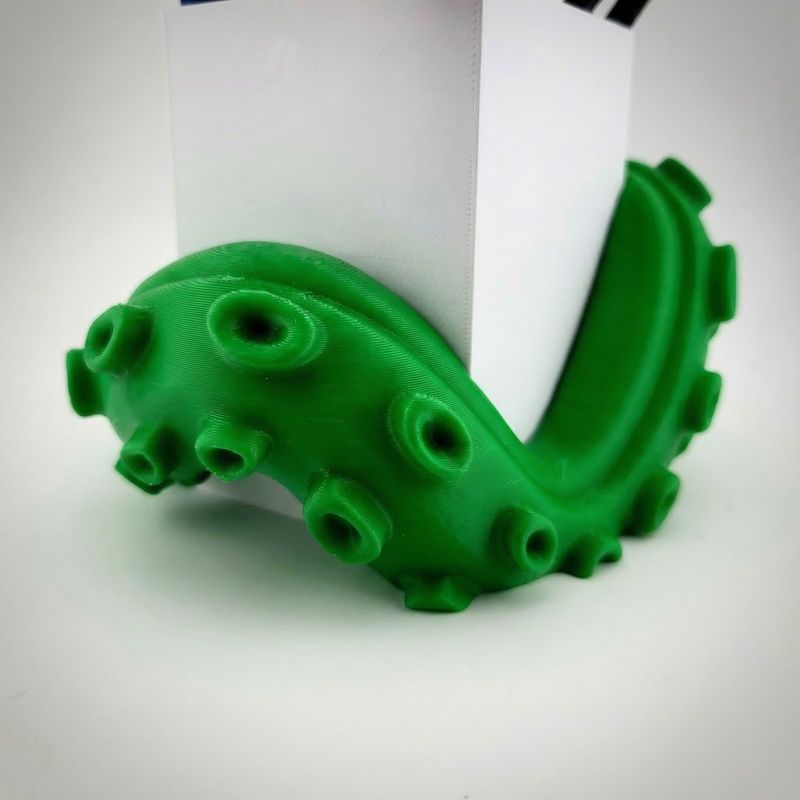 Carti si Birotica - Birotica - Accesorii de birou - Suporturi accesorii birou - Suport Instrumente de Scris cu Tentacule Decorative, Alb Verde, 13 cm - Infinity.ro
