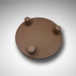 Casa si Gradina - Decoratiuni - Obiecte decorative - Accesorii decorative - Tavita decorativa, maro, 3 cm, design minimalist - Infinity.ro
