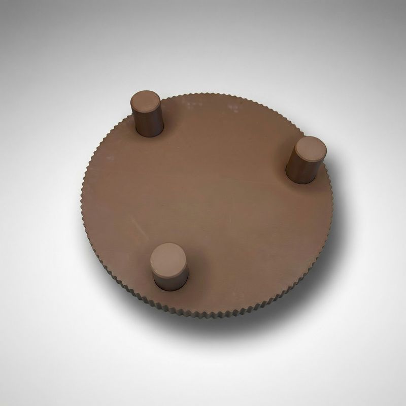 Casa si Gradina - Decoratiuni - Obiecte decorative - Accesorii decorative - Tavita decorativa, maro, 3 cm, design minimalist - Infinity.ro