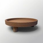 Casa si Gradina - Decoratiuni - Obiecte decorative - Accesorii decorative - Tavita decorativa, maro, 3 cm, design minimalist - Infinity.ro