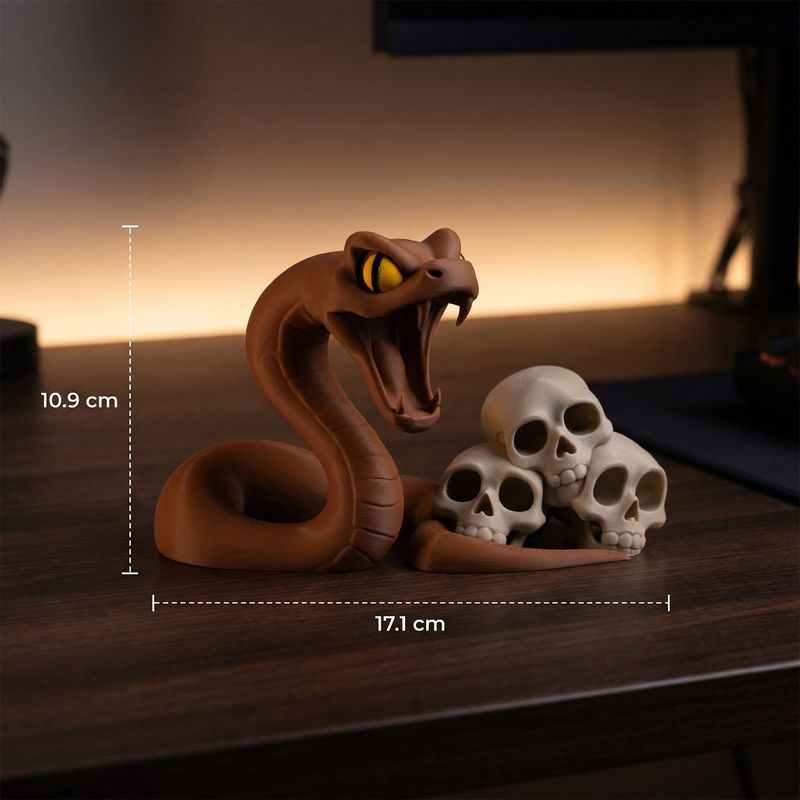 PC, gaming si accesorii - Gaming - Accesorii gaming - Accesorii console gaming - Suport Controller cu Diorama Horror, Maro/Bej, 17 cm - Infinity.ro