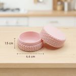 Casa si Gradina - Mobilier - Organizare si depozitare - Cutii depozitare - Cutie compacta pentru pastile, roz, 4 cm, capac filetat - Infinity.ro