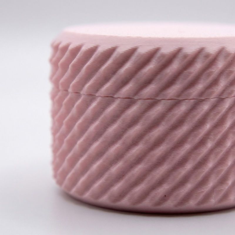Casa si Gradina - Mobilier - Organizare si depozitare - Cutii depozitare - Cutie compacta pentru pastile, roz, 4 cm, capac filetat - Infinity.ro