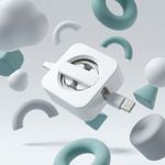 PC, gaming si accesorii - Retelistica - Cabluri si accesorii - Organizator cablu compact, Alb, 7 cm - Infinity.ro