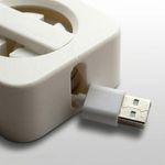 PC, gaming si accesorii - Retelistica - Cabluri si accesorii - Organizator cablu compact, Alb, 7 cm - Infinity.ro