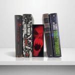 Carti si Birotica - Carti - Accesorii pentru cititori - Book Nook Decorativ Horror cu Craniu, Rosu/Negru, 17 cm - Infinity.ro