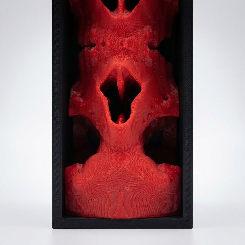 Carti si Birotica - Carti - Accesorii pentru cititori - Book Nook Decorativ, Cranii, Rosu Intens, 17 cm - Infinity.ro