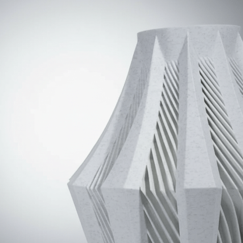 Casa si Gradina - Decoratiuni - Obiecte decorative - Vaze si boluri decorative - Vaza Moderna 3D, Design Minimalist, Gri - Infinity.ro