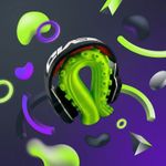 PC, gaming si accesorii - Periferice PC - Periferice Diverse - Suport Casti cu Forma Tentaculara, Verde, 18 cm - Infinity.ro